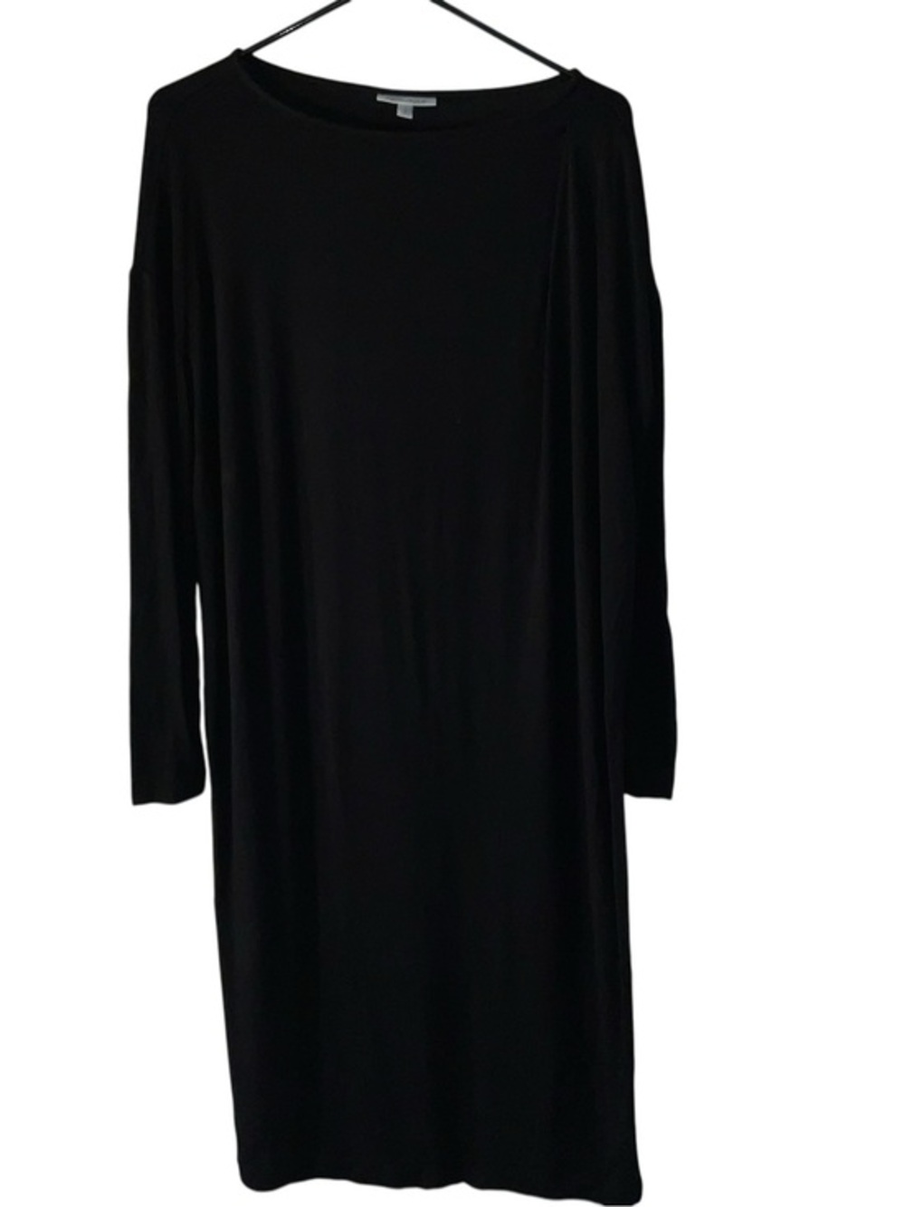 Prologue Black Long-Sleeve Shift Dress